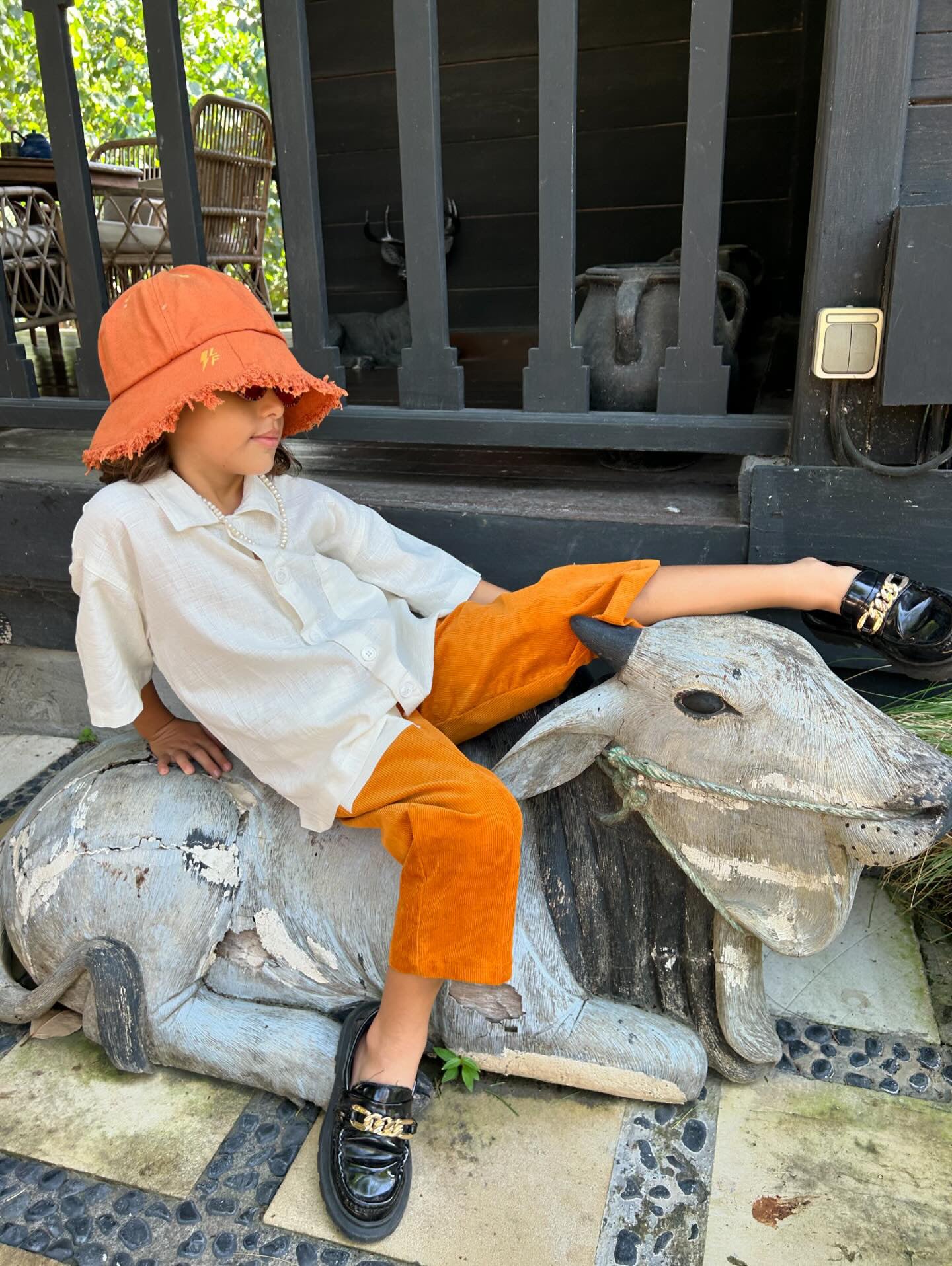 PEACE PANT TANGERINE