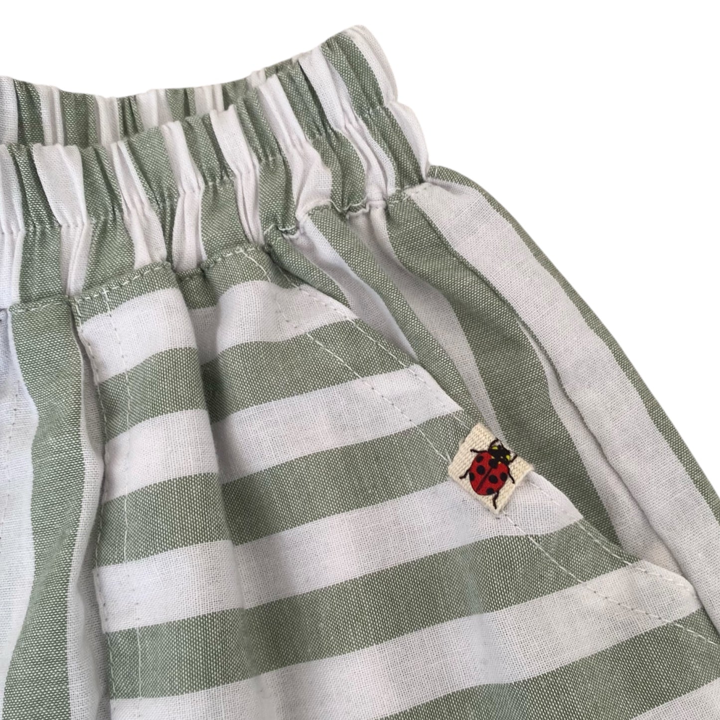 PICNIC PANT GREEN STRIPE