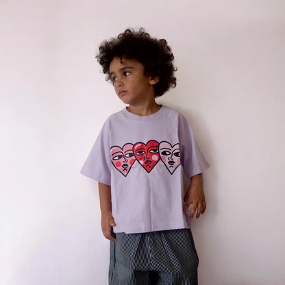 THREE HEARTS TEE