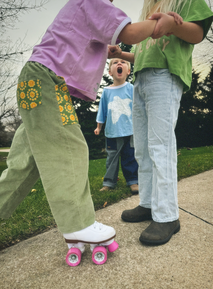 TWIRL PANT RETRO GREEN